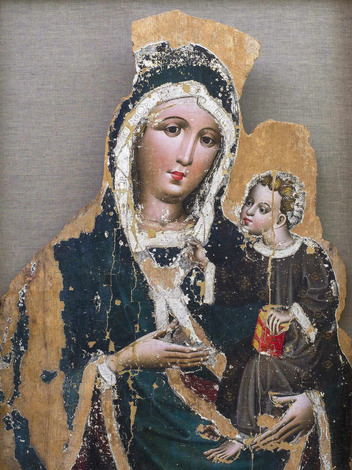 Matka Boska z Dzieciątkiem. Łężyny, 1460 r.